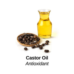 Castor Oil with Antioxidant label