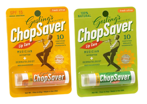 ChopSaver SPF 15 and ChopSaver Original in packaging