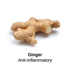 Ginger with Anti-inflammatory label