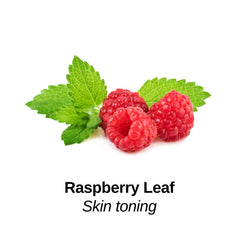 Raspberry Leaf with Skin toning label