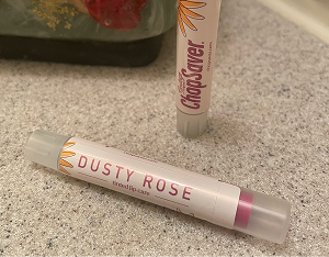 Dusty Rose tinted ChopSaver tube