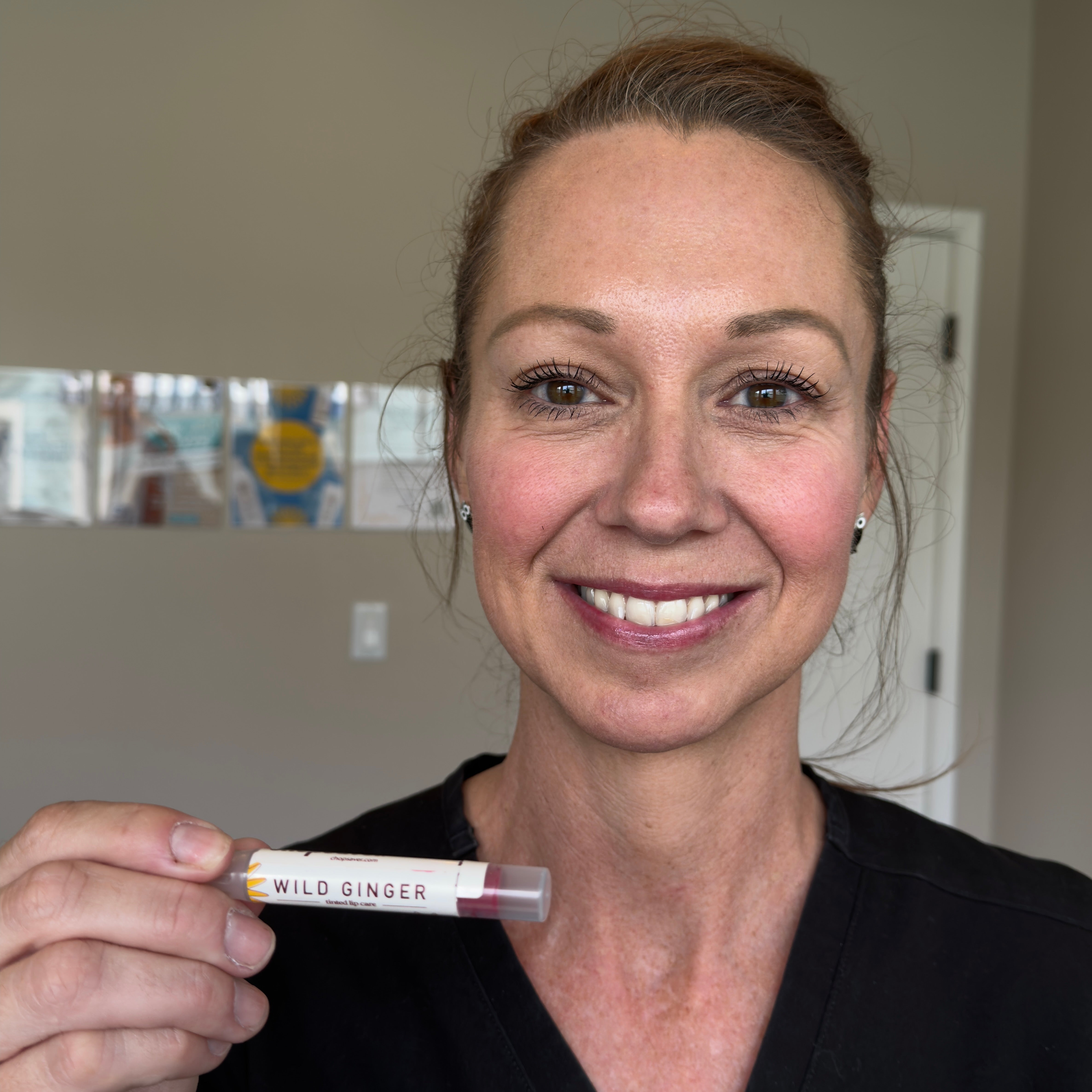 Customer wearing tinted ChopSaver
