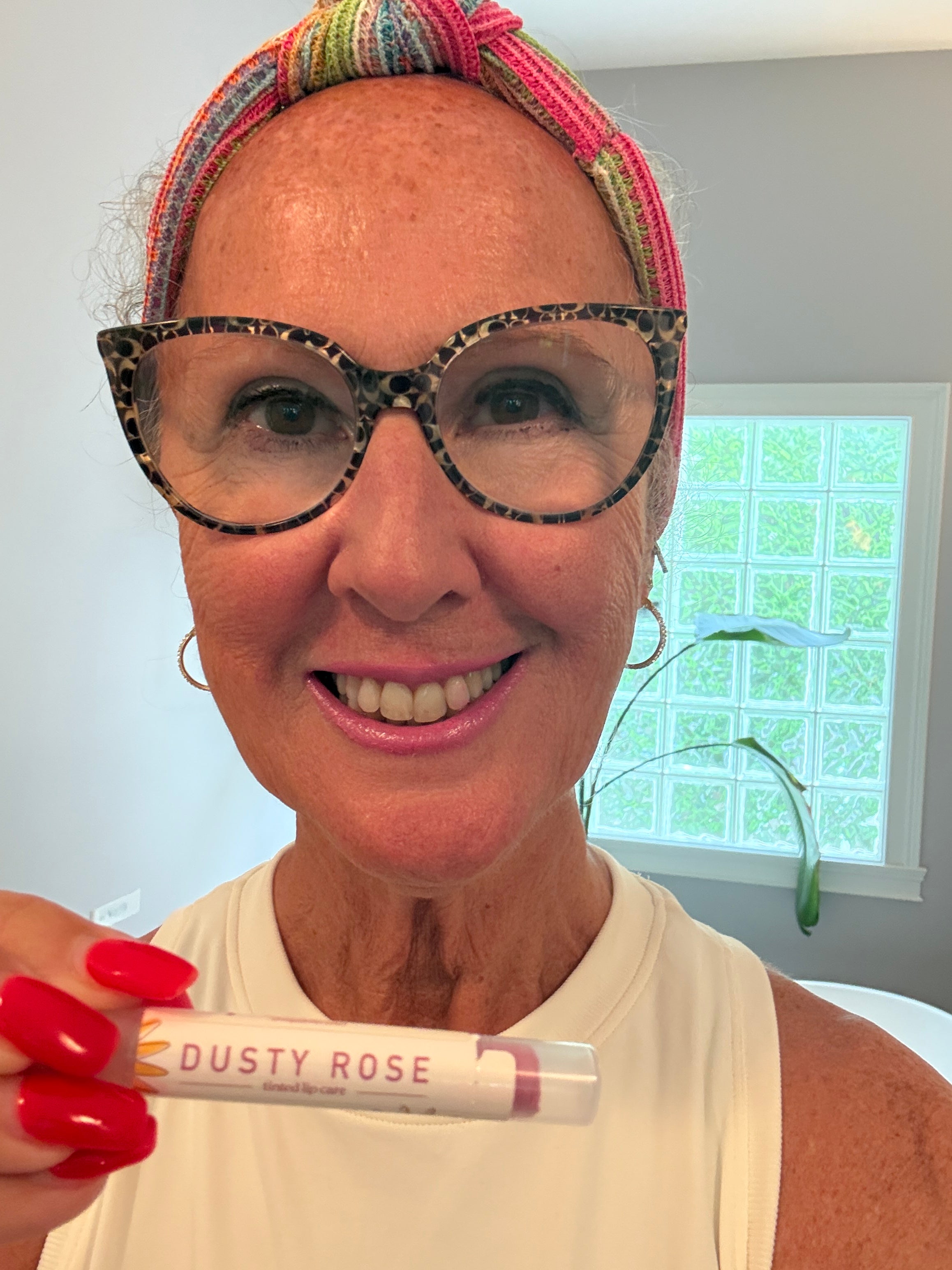 Customer wearing tinted ChopSaver