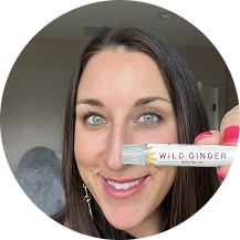 Customer holding Wild Ginger tinted ChopSaver