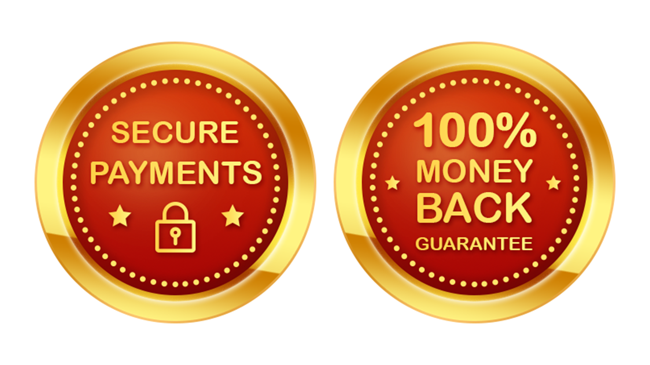 Secure payments and Guarentee badges